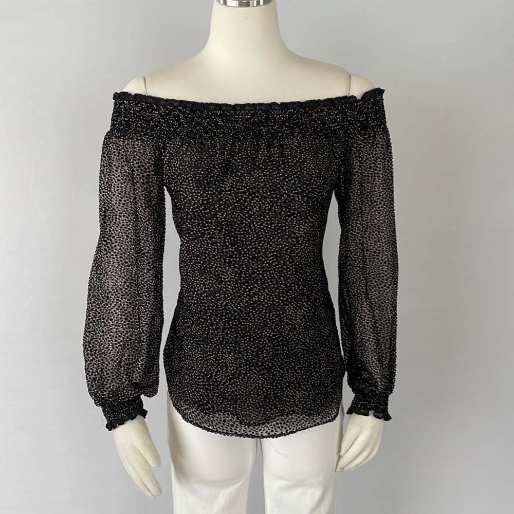 NWT WHBM Off the shoulder blouse XS - Picture 5 of 16